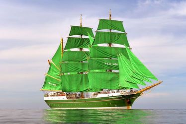 L'Alexander von Humboldt, l'un des somptueux voiliers présents au Havre pour Les Grandes Voiles