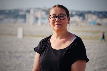 Fanny Asselin, membre du collectif Nettoyer la plage du Havre