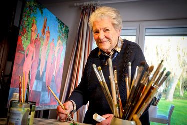 Josette Houel, artiste et promotrice de la création  artistique havraise depuis 1970