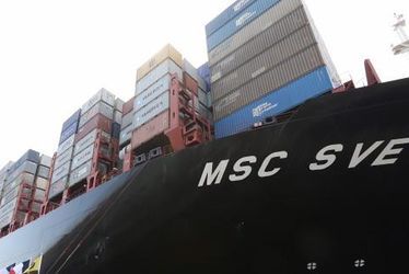 Le MSC Sveva baptisé au Havre !