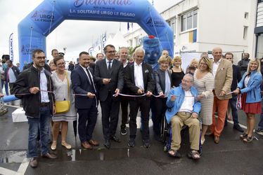 Inauguration du village de la course Solitaire URGO Le Figaro 2018 au Havre 