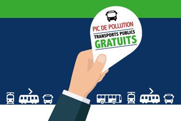 Pics de pollution atmosphérique : transports gratuits vendredi 24 janvier 2020
