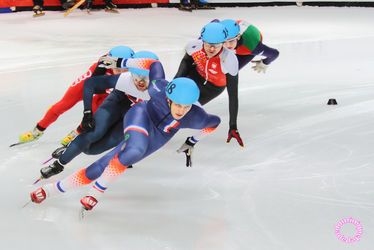 Sébastien Lepape, patineur de vitesse havrais (short track) dispute les Jeux Olympiques de Pyeongchang