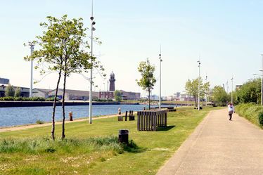 Le Jardin fluvial a été réalisé grâce à des fonds européens