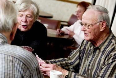 Vignette bridge, club des aînés, seniors, jeux de cartes, jeux