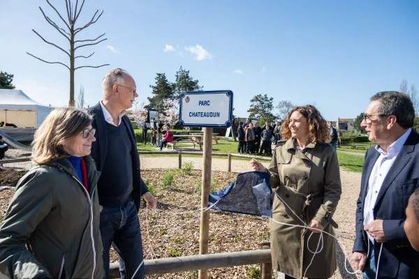 inauguration du parc de Châteaudun