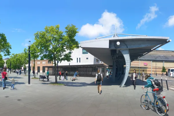 Nouvel abri vélos sécurisé à la gare du Havre