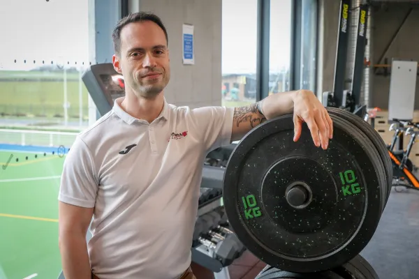 Andy Delamotte, responsable du club Barbell Lifters