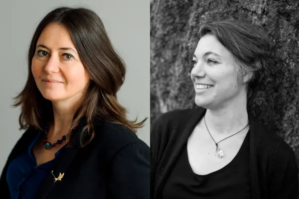 Portraits de Bérénice Pichat et de Violaine Lison