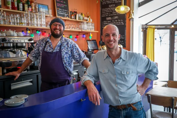 Antoine Nivez et Xavier Fontaine, du Bistrot Panache