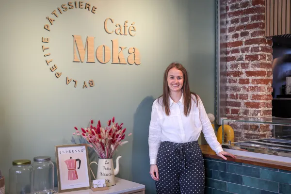 Sarah Le Maréchal, fondatrice du Café Moka