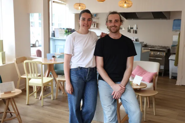 Morgane et Quentin Grippon-Hebert, du Café Voisin