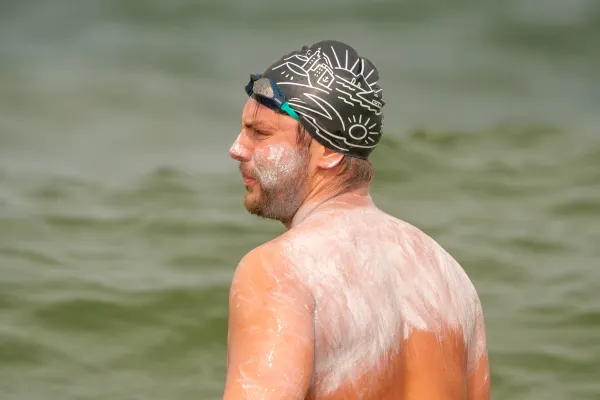 Entraînement en mer de Cameron Zaczkowski du 29 juin