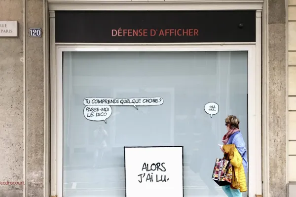 Défense d'afficher