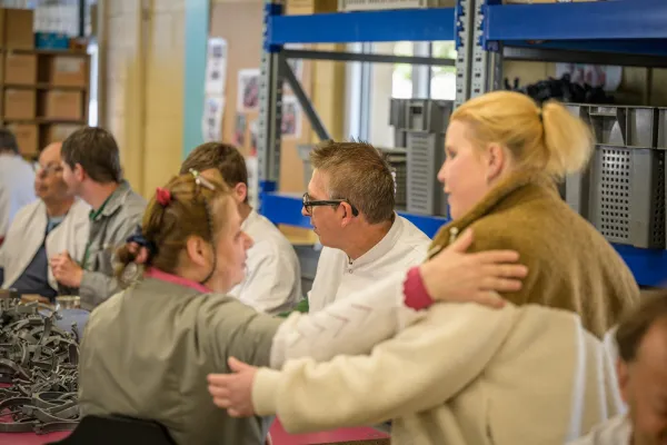 Des résidents de l'EPA Hellen Keller