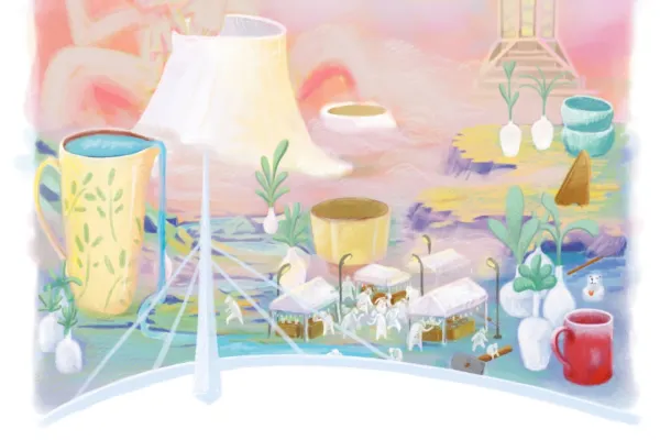 Extrait de l'affiche du festival de céramique au Havre