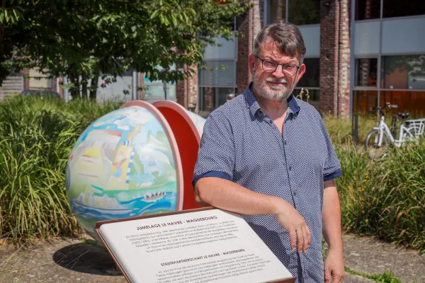 Fabrice Poret, président de l'association Le Havre-Magdebourg