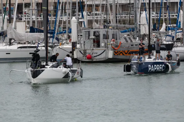 Départ des voiliers de la solitaire du Figaro Paprec 2026