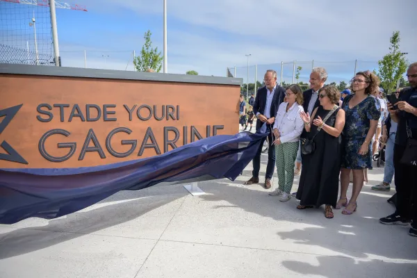 Inauguration du complexe sportif Youri Gagarine