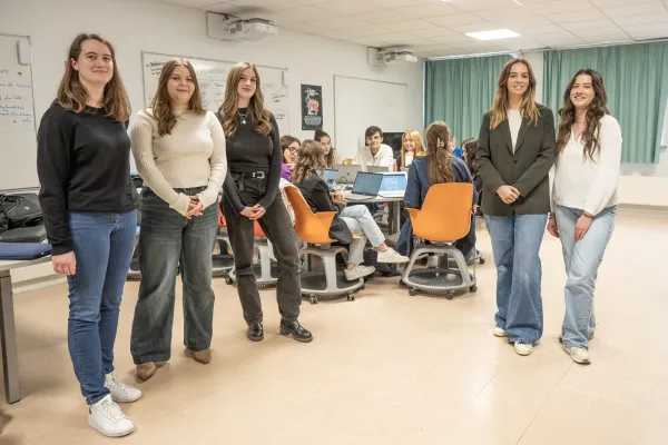 Les 5 cheffes de pôle de l'incubateur pédagogique du BUT Information-Communication