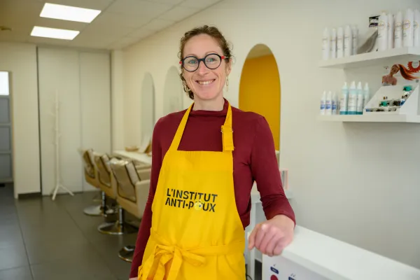 Natacha Sobolak, de l'Institut Anti-Poux