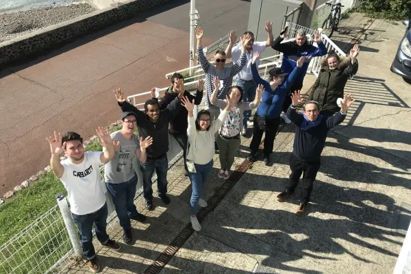 Les jeunes du dispositif Jeunes Coaching et Mobilités, lancé par l'association inTERREsolidaire