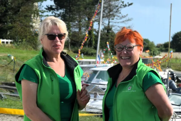 Joanna Wisniewska, présidente et fondatrice de l’association Cœur en liberté, et Nicole Grof, secrétaire de l’association