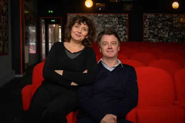 Marie Gaumy et Aldéric Lesueur, créateurs de l’application La Bavarde