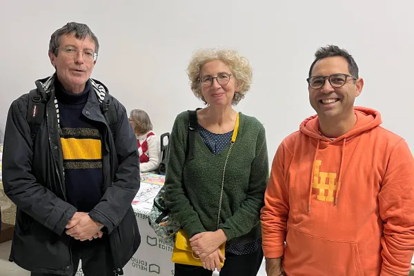 Éric Ardouin, trésorier, Anne-Marie Zucchelli, secrétaire, et Mathieu Amans, président de la maison d'édition Lignes d'Horizons