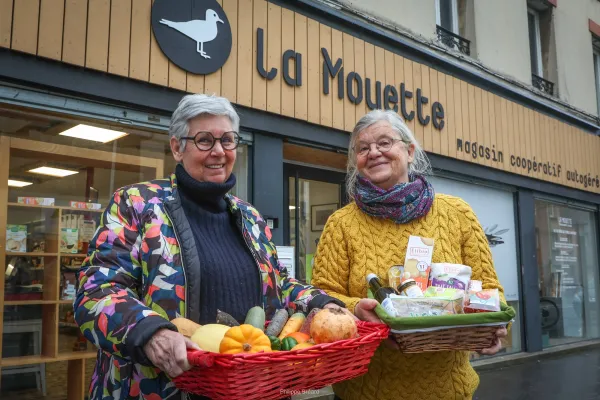 Les bénévoles de La Mouette, magasin coopératif