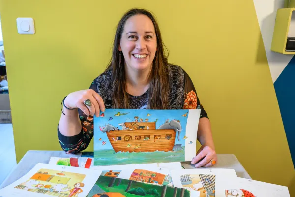 Marina Rouzé, illustratrice jeunesse havraise