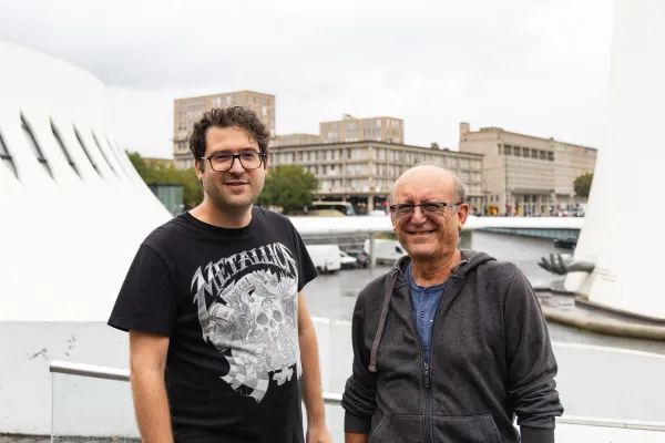 Rémi Choplet et son père Daniel, fondateurs de l'association Néøtiste