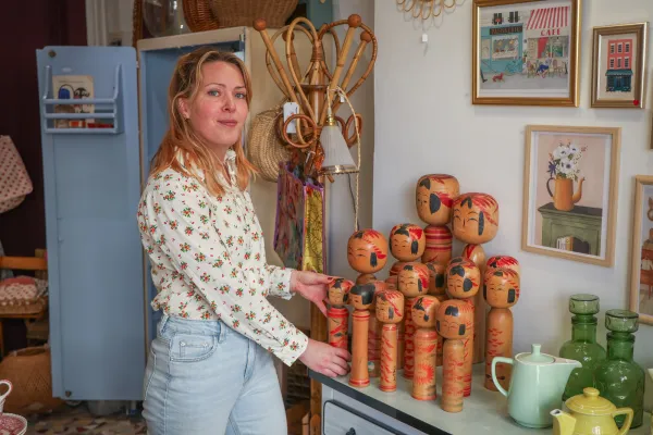 Élise Fossey, de la brocante Merci Ginette