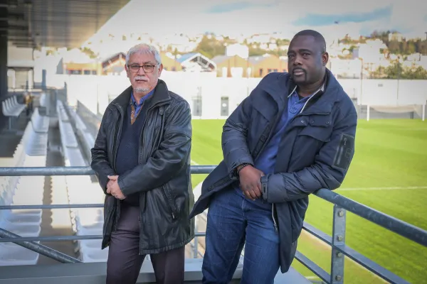 Ehamida Khelifa et Thierry Sessou, coprésidents de l’Olympique Havrais Tréfileries-Neiges (OHTN)
