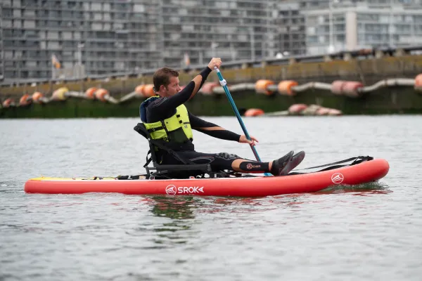 Handi-glisse avec le Centre nautique Paul Vatine