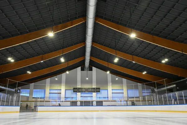 La patinoire du Havre en travaux pendant l'été