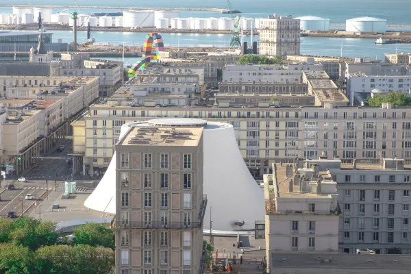 Vue de la tour de l'Hôtel de Ville