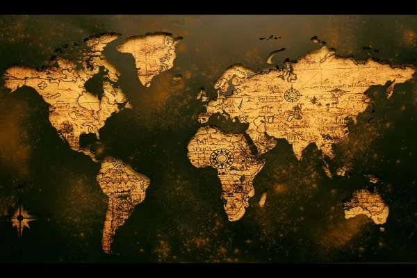 Ancienne carte du monde