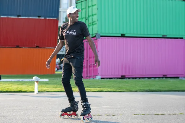 Francky Cornelie, co-fondateur du club Le Havre Skate Krew