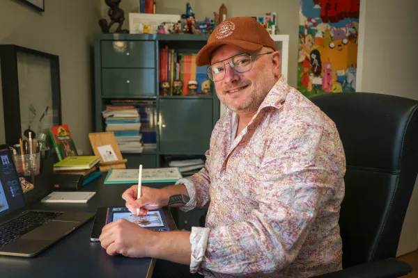 STI, dessinateur et scénariste de bandes dessinées