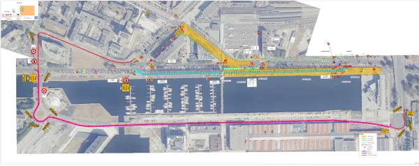 Ligne C du tramway : la déviation mise en place par le quai Frissard, du 14 septembre à la fin de l'année 2026