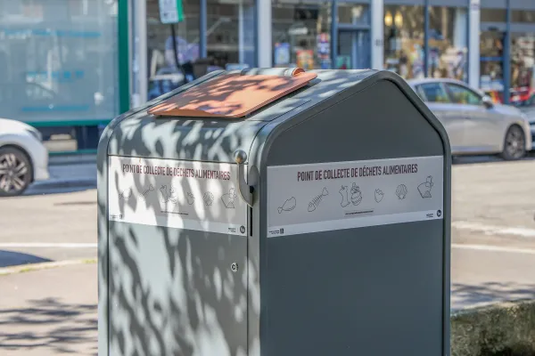 Point de collecte des biodéchets