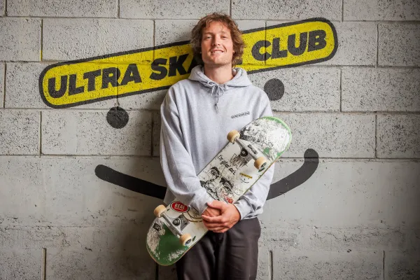 Simon Lebas, fondateur de l'Ultra Skate Club