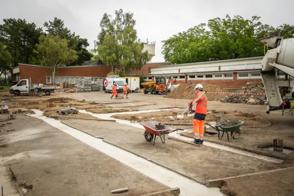 Visite de chantier à l'école Paul Bert - Été 2026