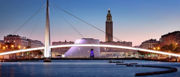 Passerelle François Le Chevalier - Bassin du Commerce 