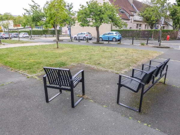 Banc 3 places et chaise