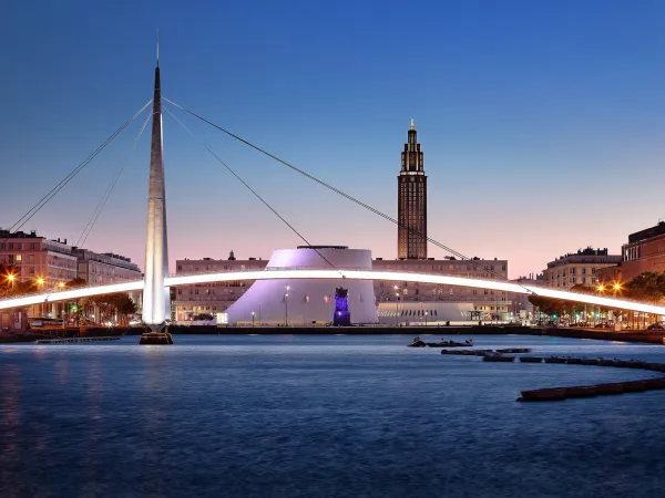 Passerelle François Le Chevalier - Bassin du Commerce 