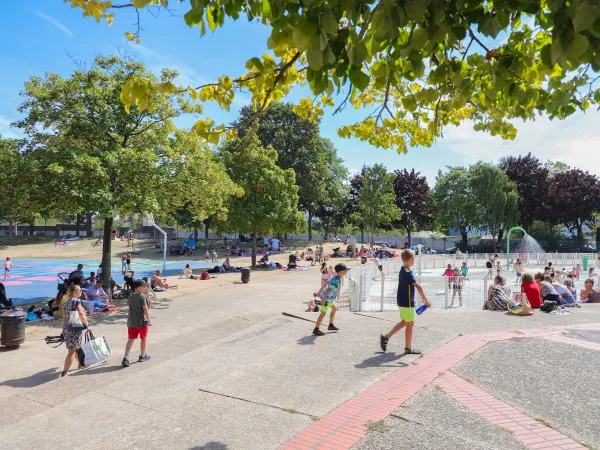 Le parc François Mitterrand animé en plein été