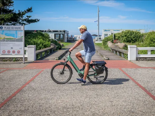 Le bord de mer à vélo