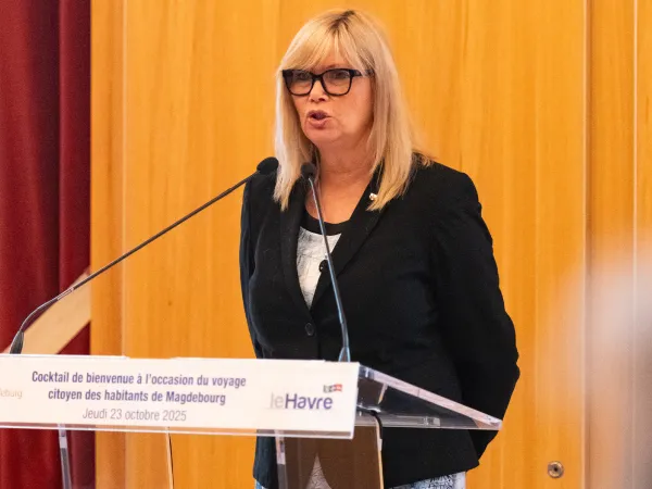 Simone Borris, maire de Magdebourg